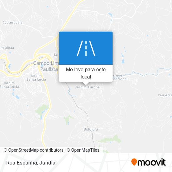 Rua Espanha mapa