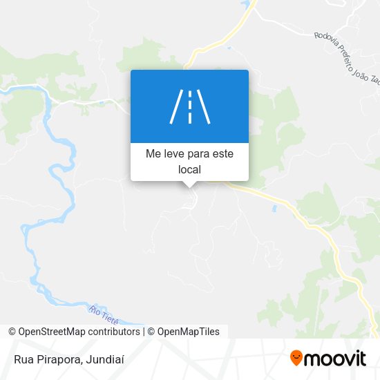 Rua Pirapora mapa