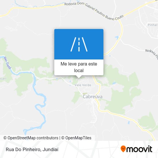 Rua Do Pinheiro mapa