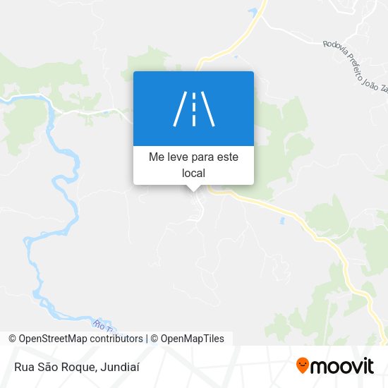 Rua São Roque mapa