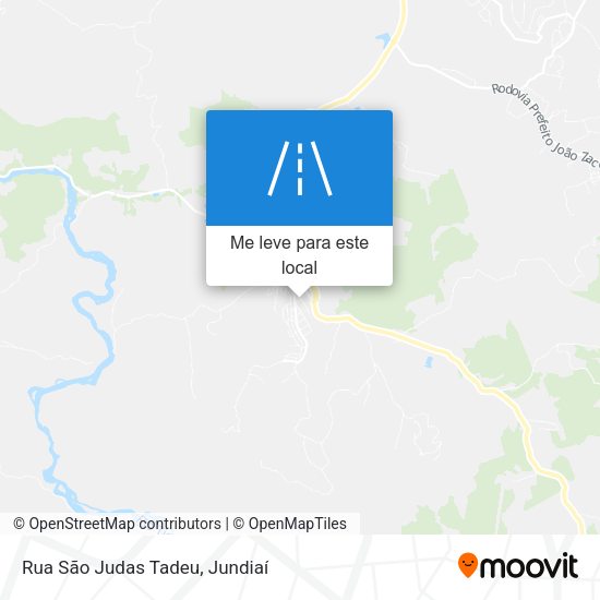 Rua São Judas Tadeu mapa