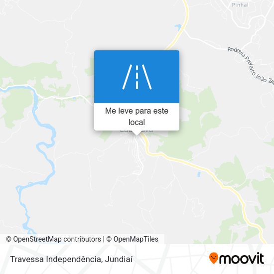 Travessa Independência mapa