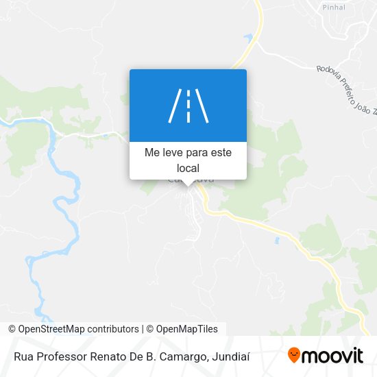 Rua Professor Renato De B. Camargo mapa