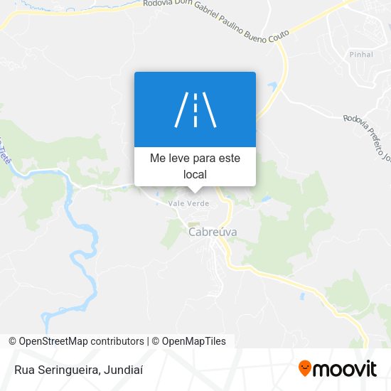 Rua Seringueira mapa