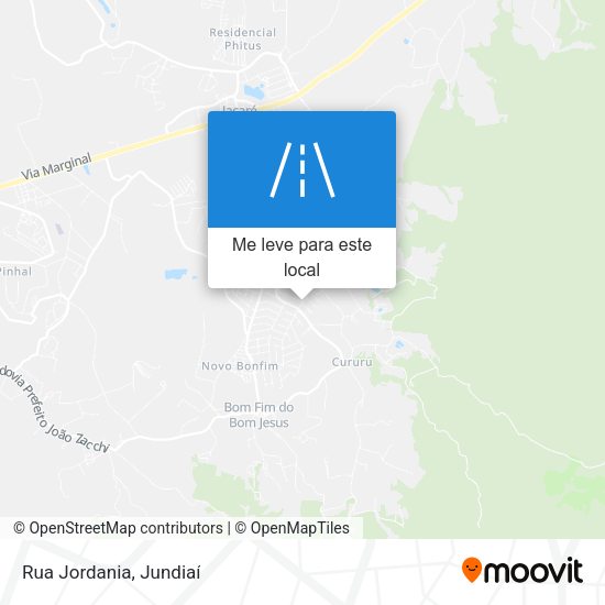 Rua Jordania mapa