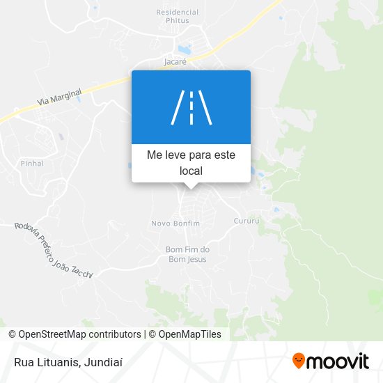 Rua Lituanis mapa