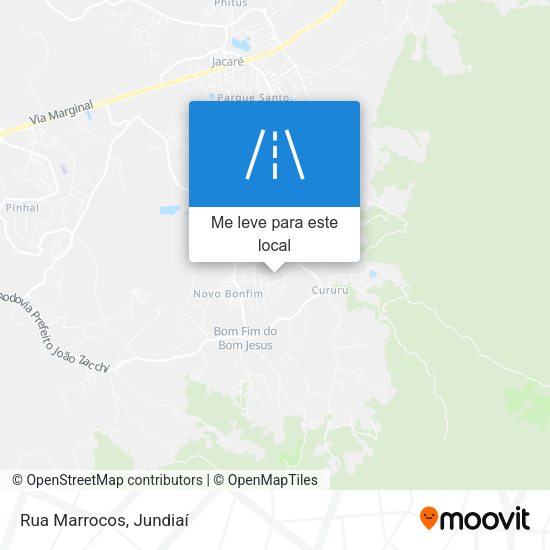 Rua Marrocos mapa