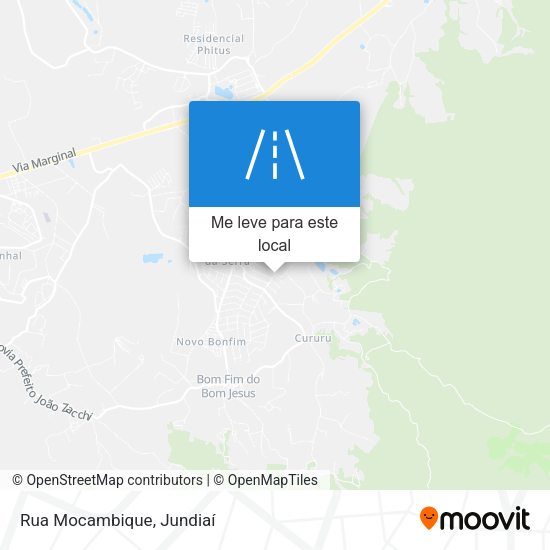 Rua Mocambique mapa