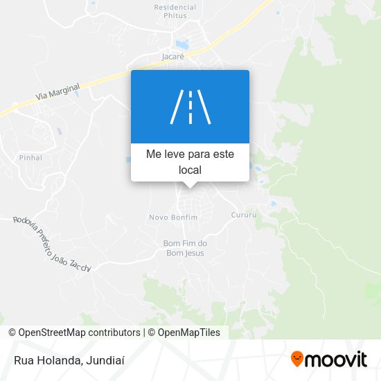 Rua Holanda mapa