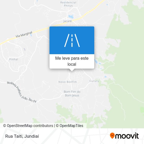 Rua Taiti mapa