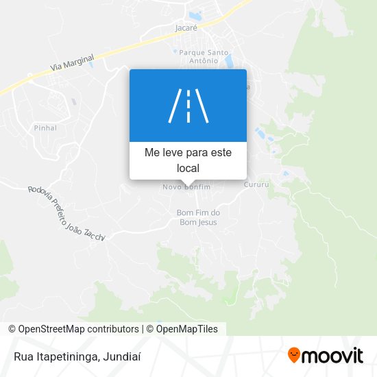 Rua Itapetininga mapa
