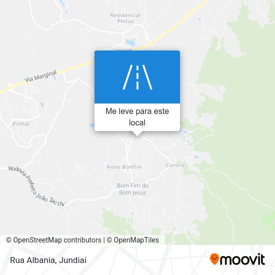 Rua Albania mapa