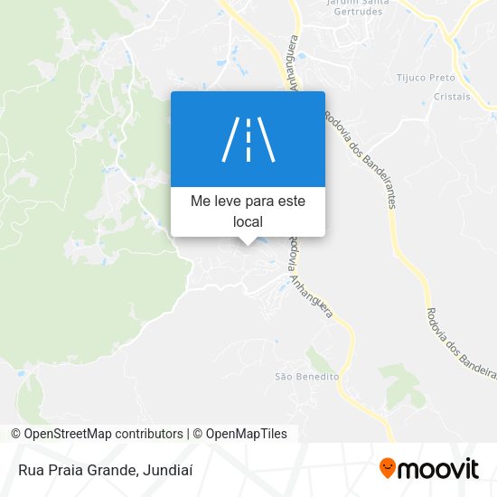 Rua Praia Grande mapa