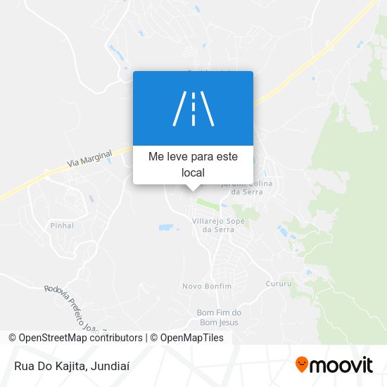 Rua Do Kajita mapa