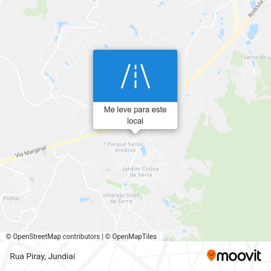 Rua Piray mapa