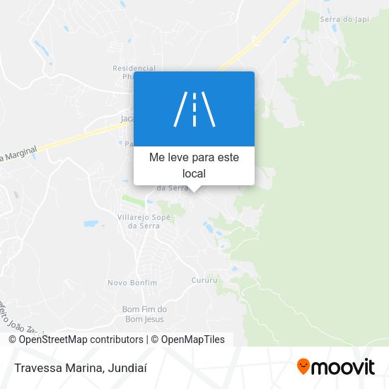 Travessa Marina mapa