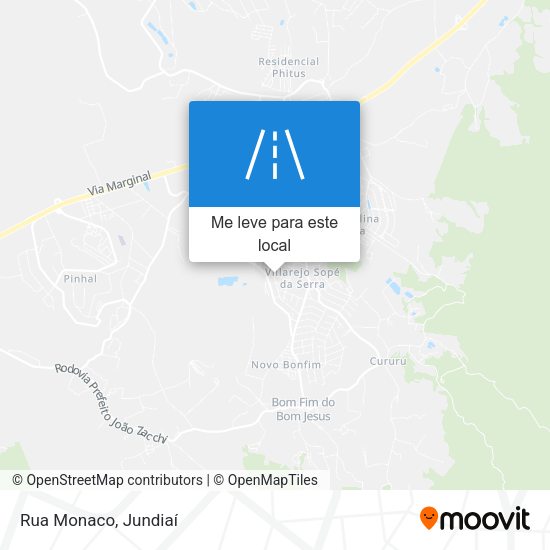 Rua Monaco mapa