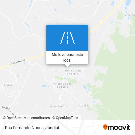 Rua Fernando Nunes mapa