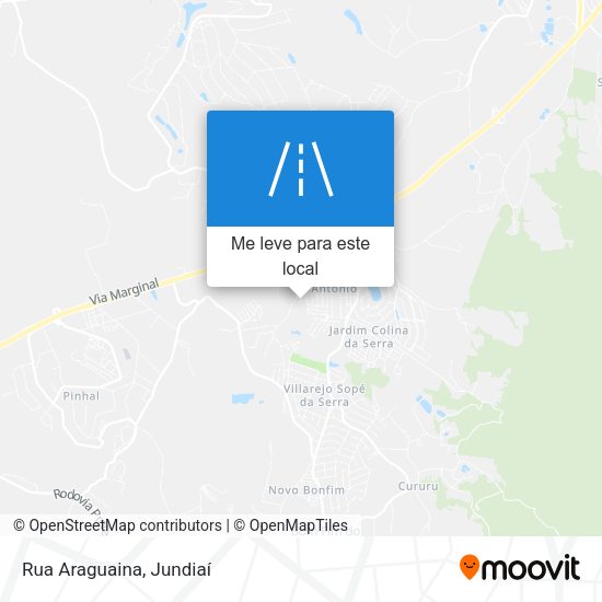 Rua Araguaina mapa