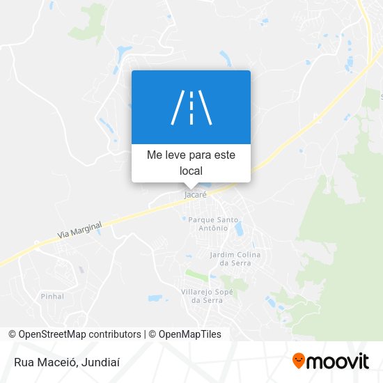 Rua Maceió mapa