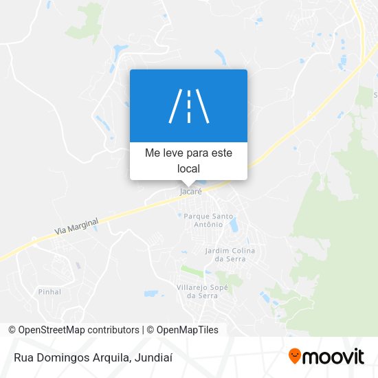 Rua Domingos Arquila mapa