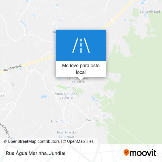 Rua Água Marinha mapa