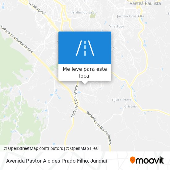 Avenida Pastor Alcides Prado Filho mapa