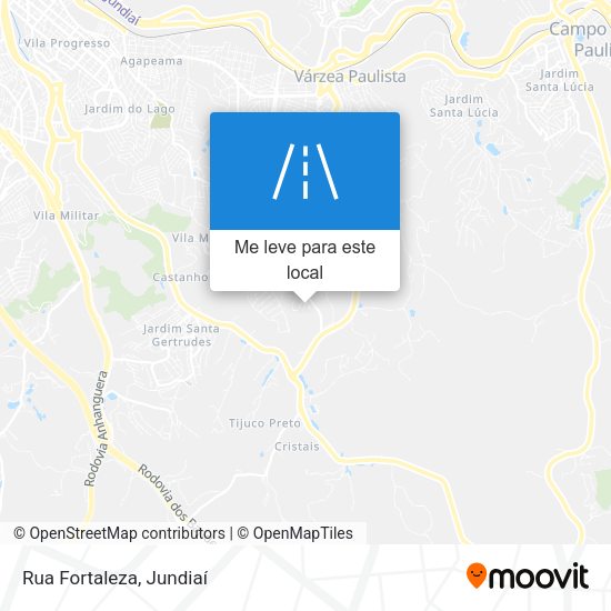 Rua Fortaleza mapa