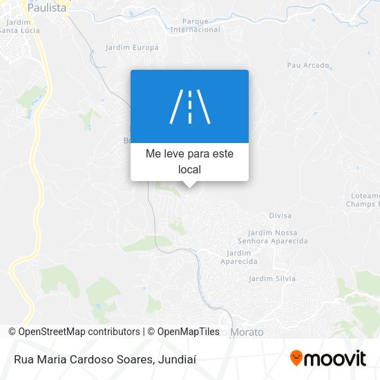 Rua Maria Cardoso Soares mapa