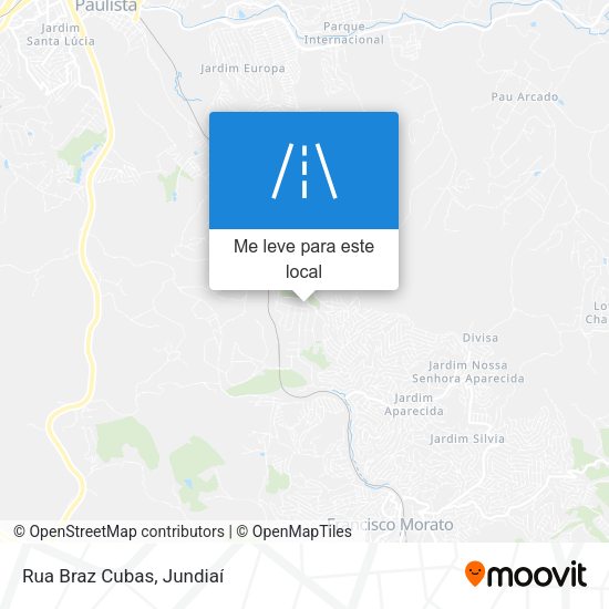 Rua Braz Cubas mapa