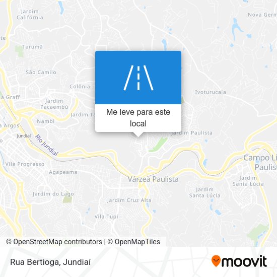 Rua Bertioga mapa
