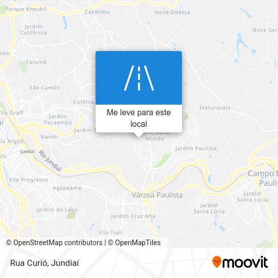 Rua Curió mapa