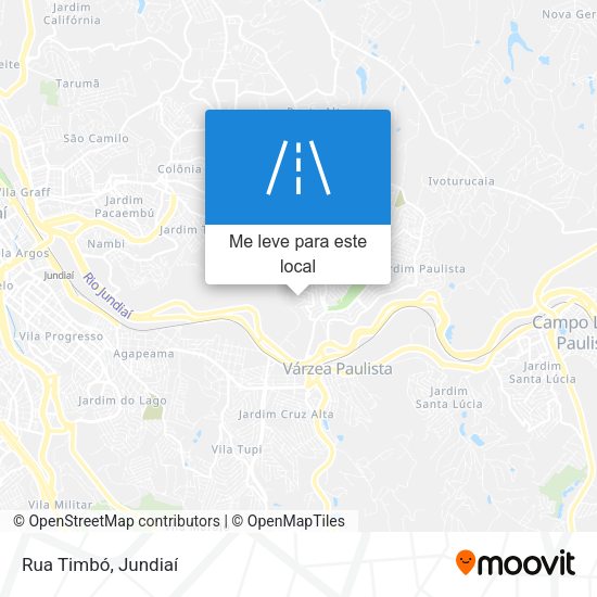 Rua Timbó mapa