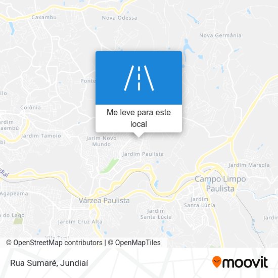 Rua Sumaré mapa