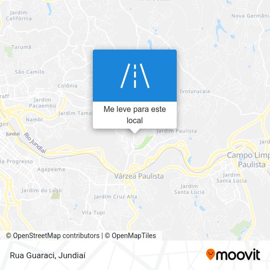 Rua Guaraci mapa