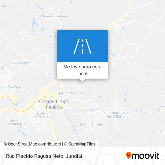 Rua Placido Ragusa Neto mapa