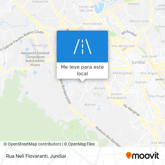 Rua Neli Fiovaranti mapa