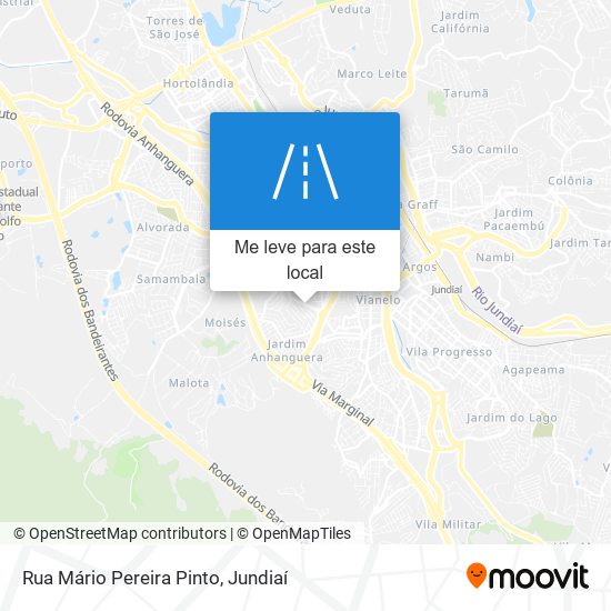 Rua Mário Pereira Pinto mapa