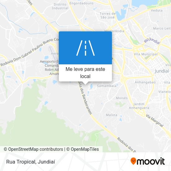 Rua Tropical mapa