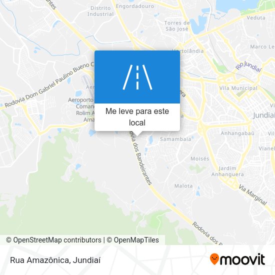 Rua Amazônica mapa