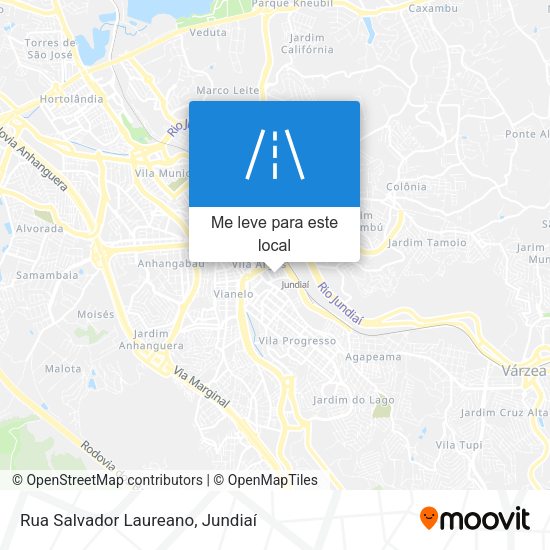 Rua Salvador Laureano mapa