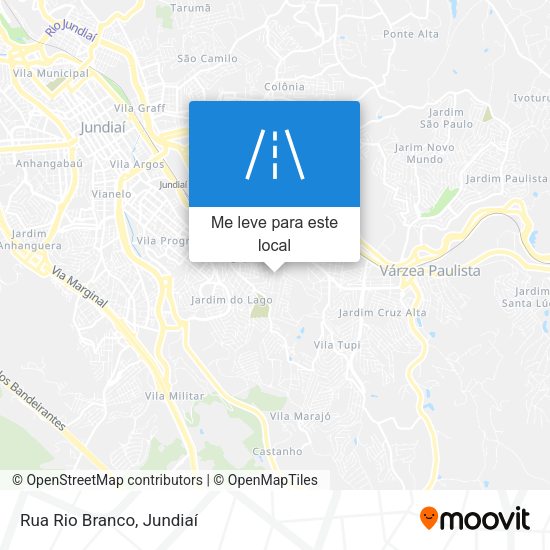Rua Rio Branco mapa