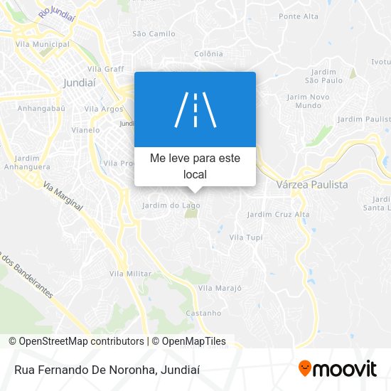 Rua Fernando De Noronha mapa