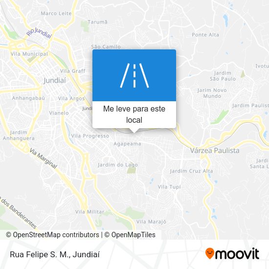 Rua Felipe S. M. mapa