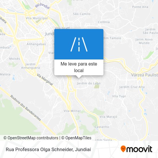 Rua Professora Olga Schneider mapa