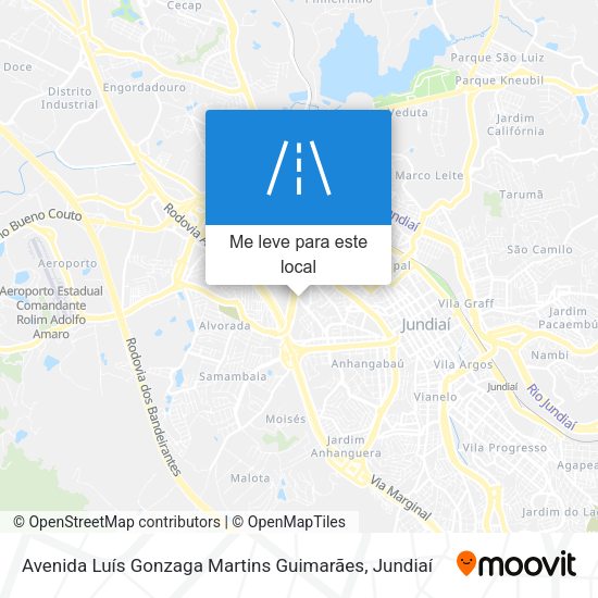 Avenida Luís Gonzaga Martins Guimarães mapa