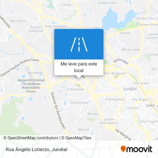 Rua Ângelo Lotierzo mapa