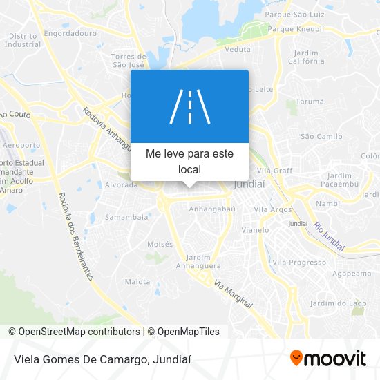Viela Gomes De Camargo mapa