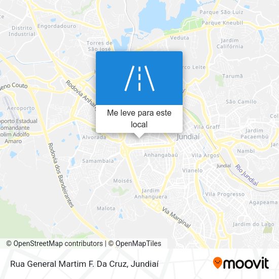 Rua General Martim F. Da Cruz mapa