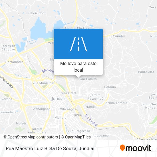 Rua Maestro Luiz Biela De Souza mapa